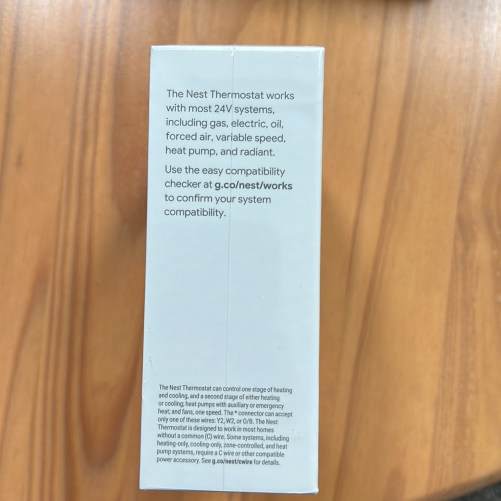 Google Nest Thermostat (Brand New in box) - Picture 2 of 5